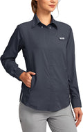 Womens Sun Protection Fishing Shirt with Zipper Pockets (Style WSLL)