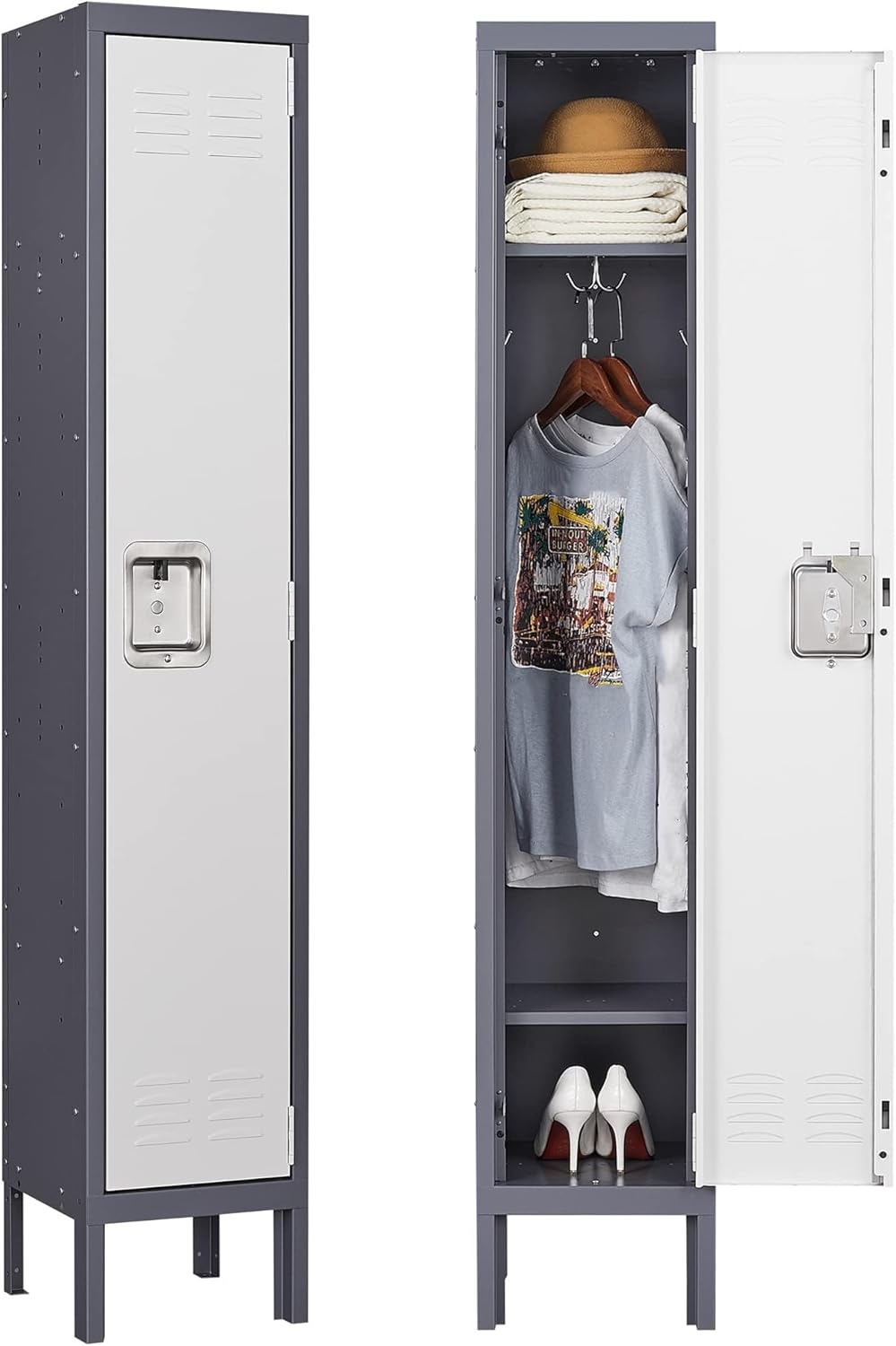 Letaya Locker 66in Lockable Steel Cabinet for Employees Storage