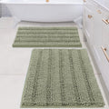 H.VERSAILTEX Chenille Bath Rug Set 2 Piece - Ultra Thick, Extra