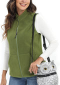 Xeoxarel Women's Fleece Vest with 6 Pockets - Warm