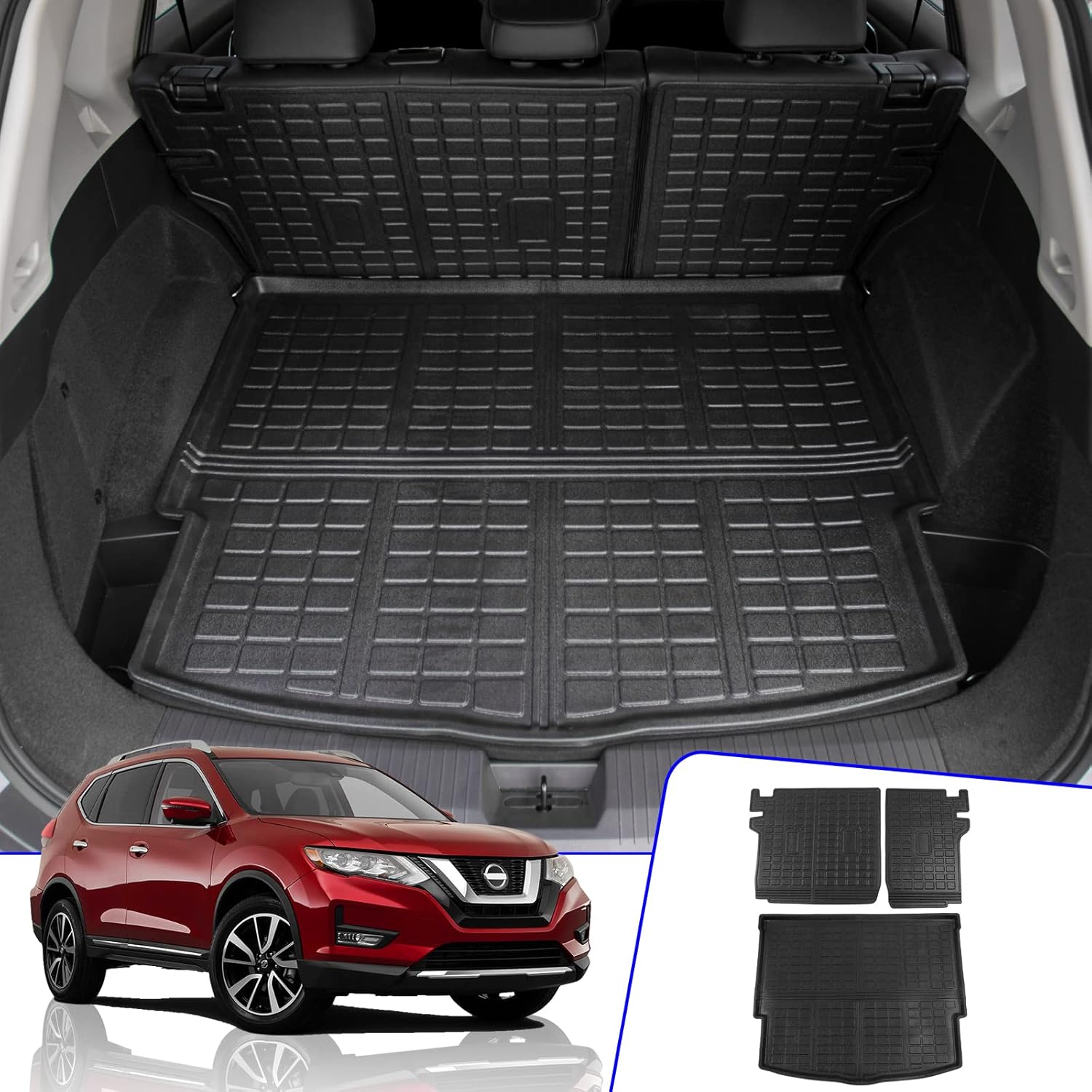 Rongtaod Cargo Mat for 2021-2026 Nissan Rogue - All Weather Protection