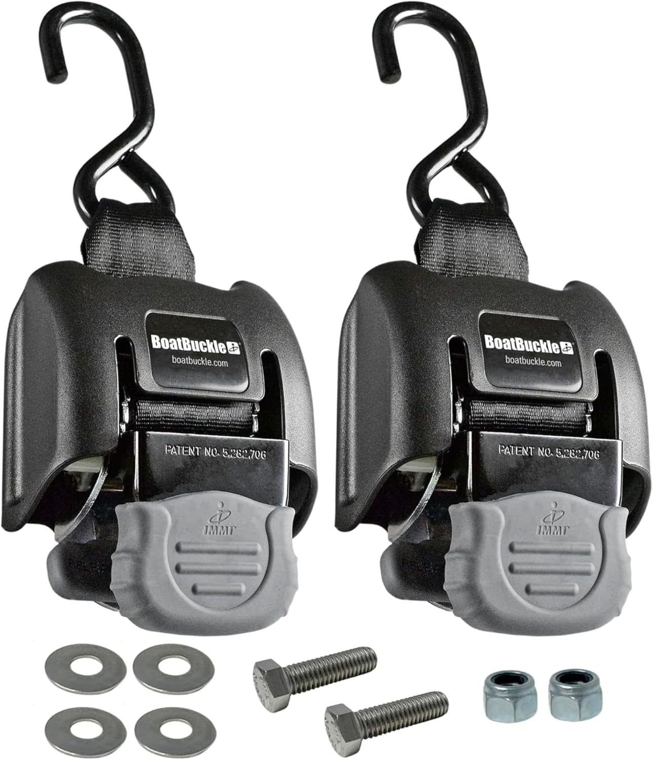 BoatBuckle G2 Transom Boat Tie Down Straps for Secure Transport
