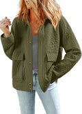 Dokotoo Jackets for Women Casual Long Sleeve Collared