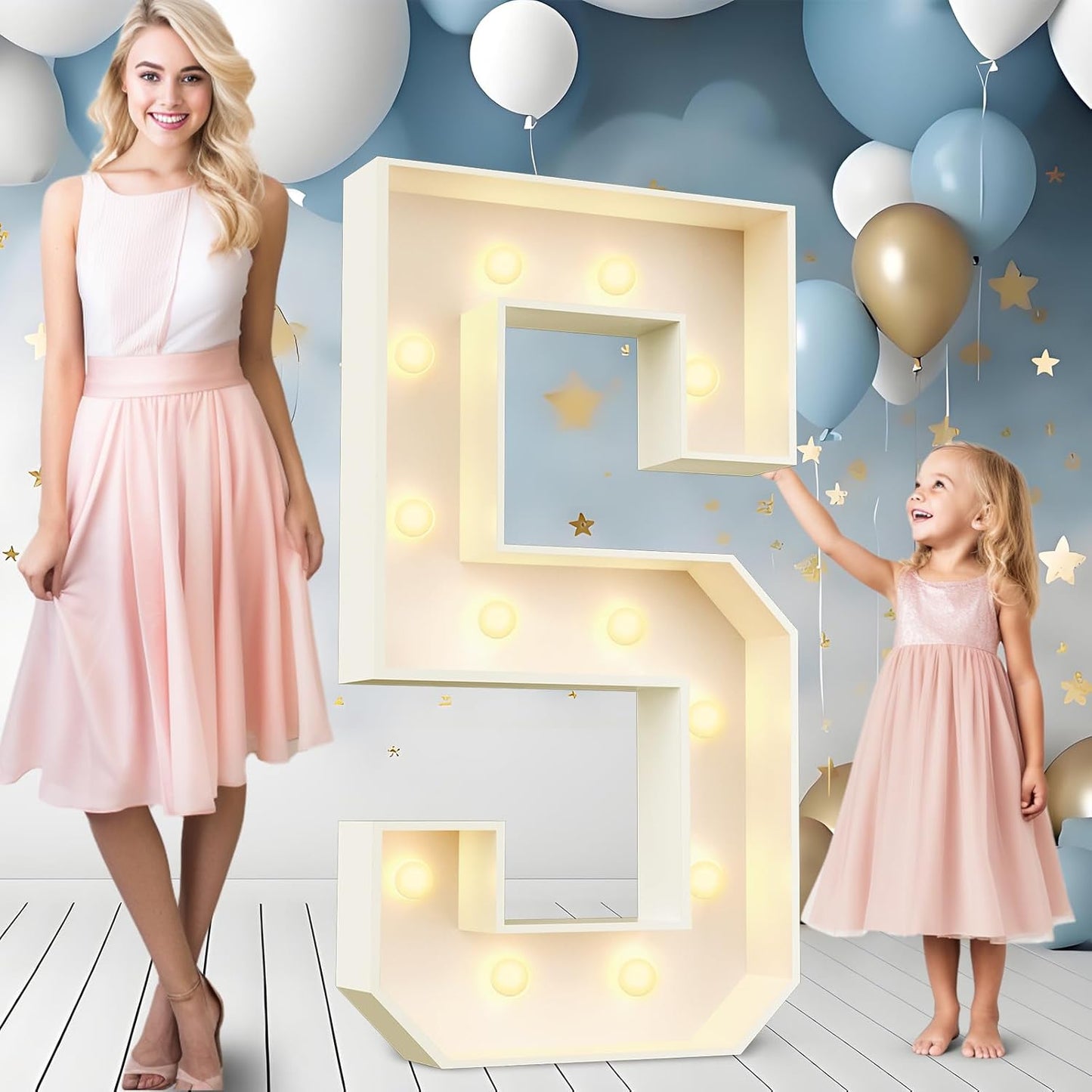 Light Up Your Party with 4FT Marquee Numbers for Celebrations