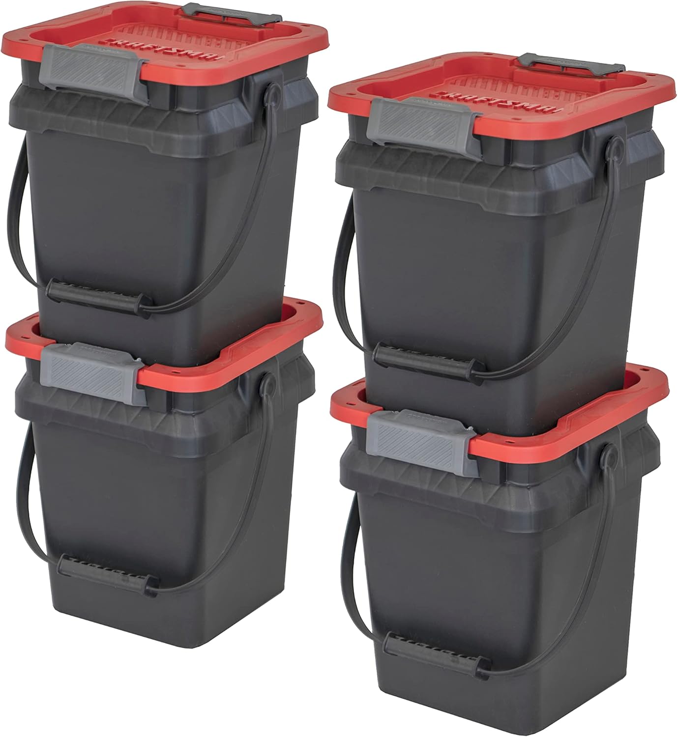 5-Gallon Durable Storage Bucket with Dual Latching Lid for All Needs