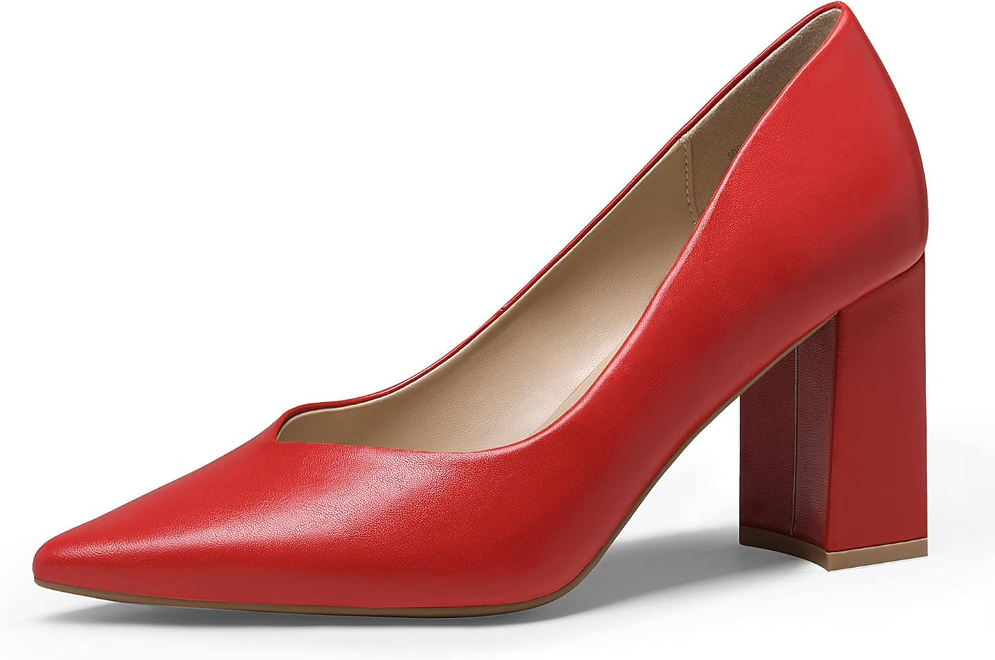 DREAM PAIRS Womens High Chunky Closed Toe Block Heels for Elegance