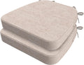 D-Shaped Chair Cushions 2 in Thick Dining Pads - Comfortable Support