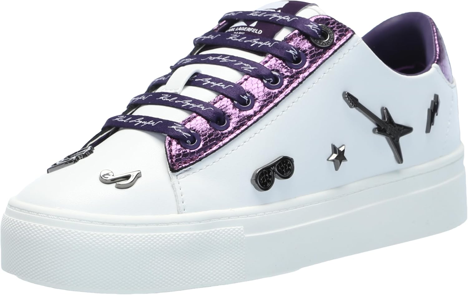 KARL LAGERFELD Women's Cate Pins Platform Sneakers Review