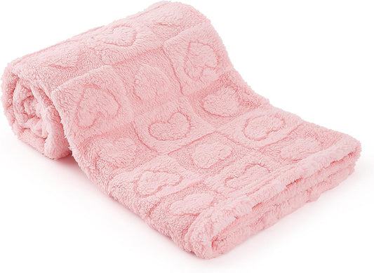 VEIDIA Heart Checkered Baby Blanket - Cozy & Lightweight!