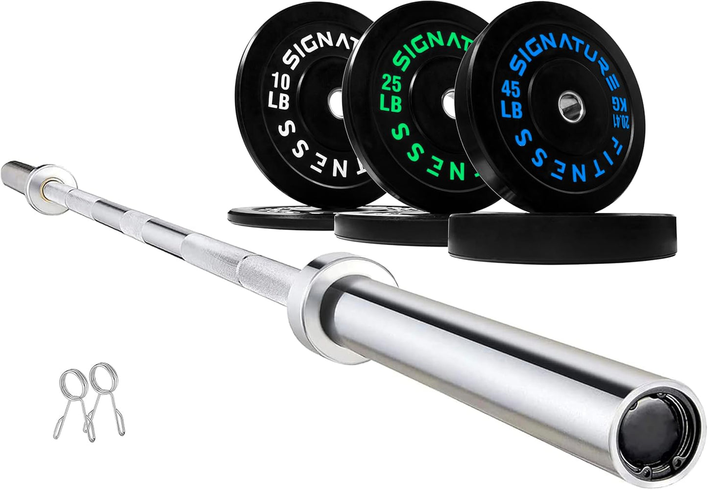 Olympic Bumper Plates Set for Strength Training & Weightlifting