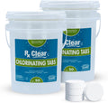 Rx Clear 3 in Chlorine Tabs 100 lb - Slow Dissolve, UV Stabilized