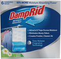 DampRid Fresh Scent Hanging Moisture Absorber 6-Pack - Eliminates