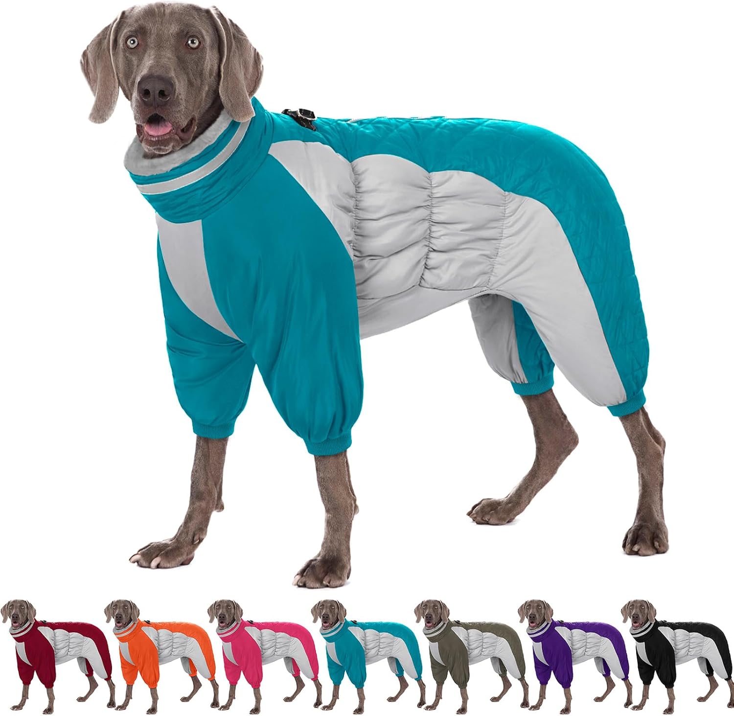 AOFITEE Fullbody Dog Coat for All Sizes, Warm & Windproof