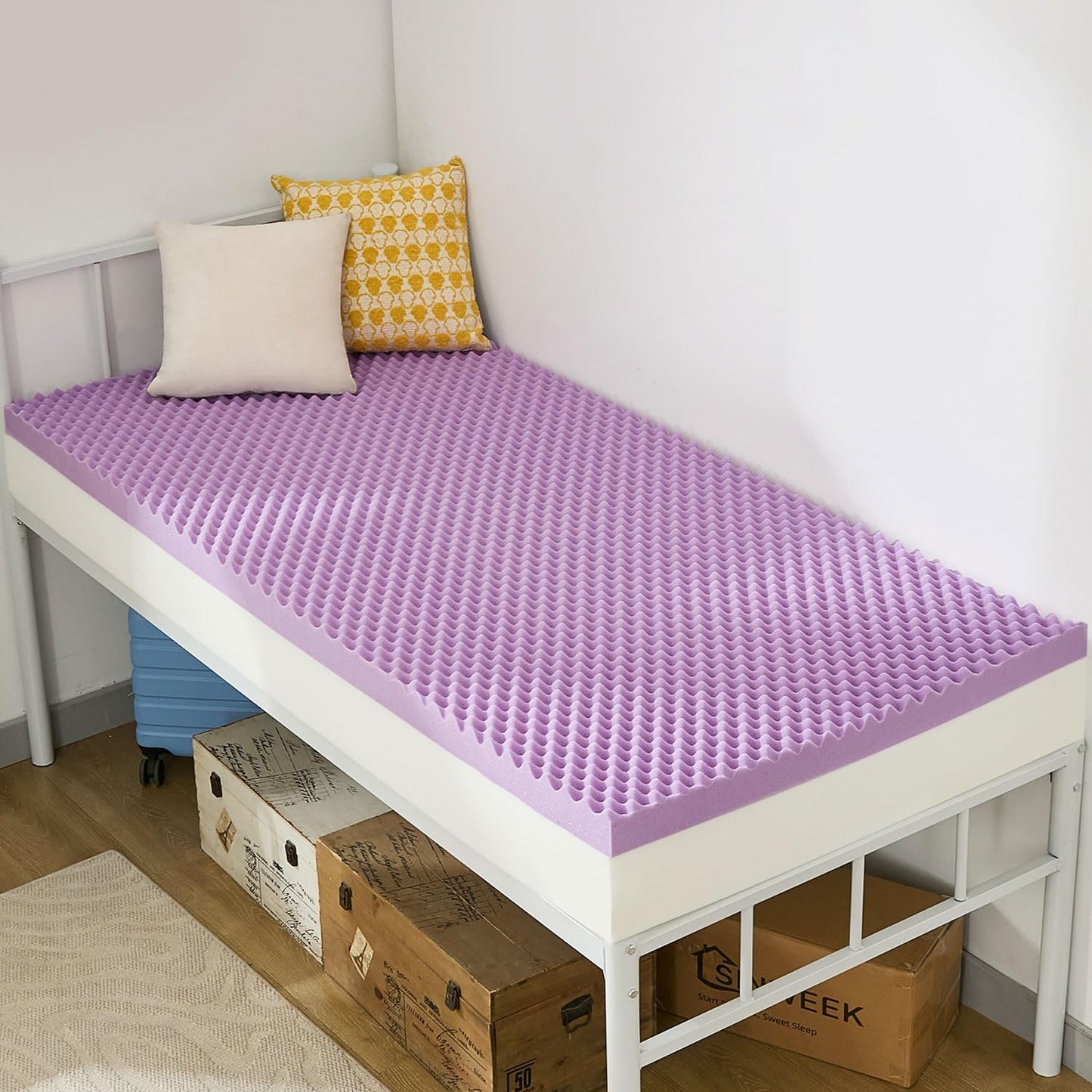 Transform Your Dorm Bed with SINWEEK 3 Inch Memory Foam Topper