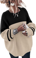 Womens Oversized Mock Neck Sweater - Loose Casual Knit Top