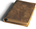 Vintage Leather Journal Notebook 7x5in - Refillable Travel Binder