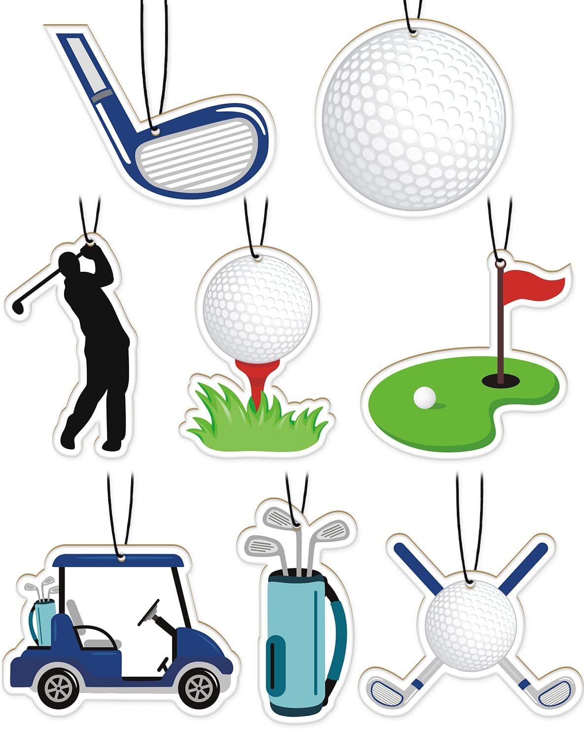 Golf Lover's Refreshing Slice Air Freshener