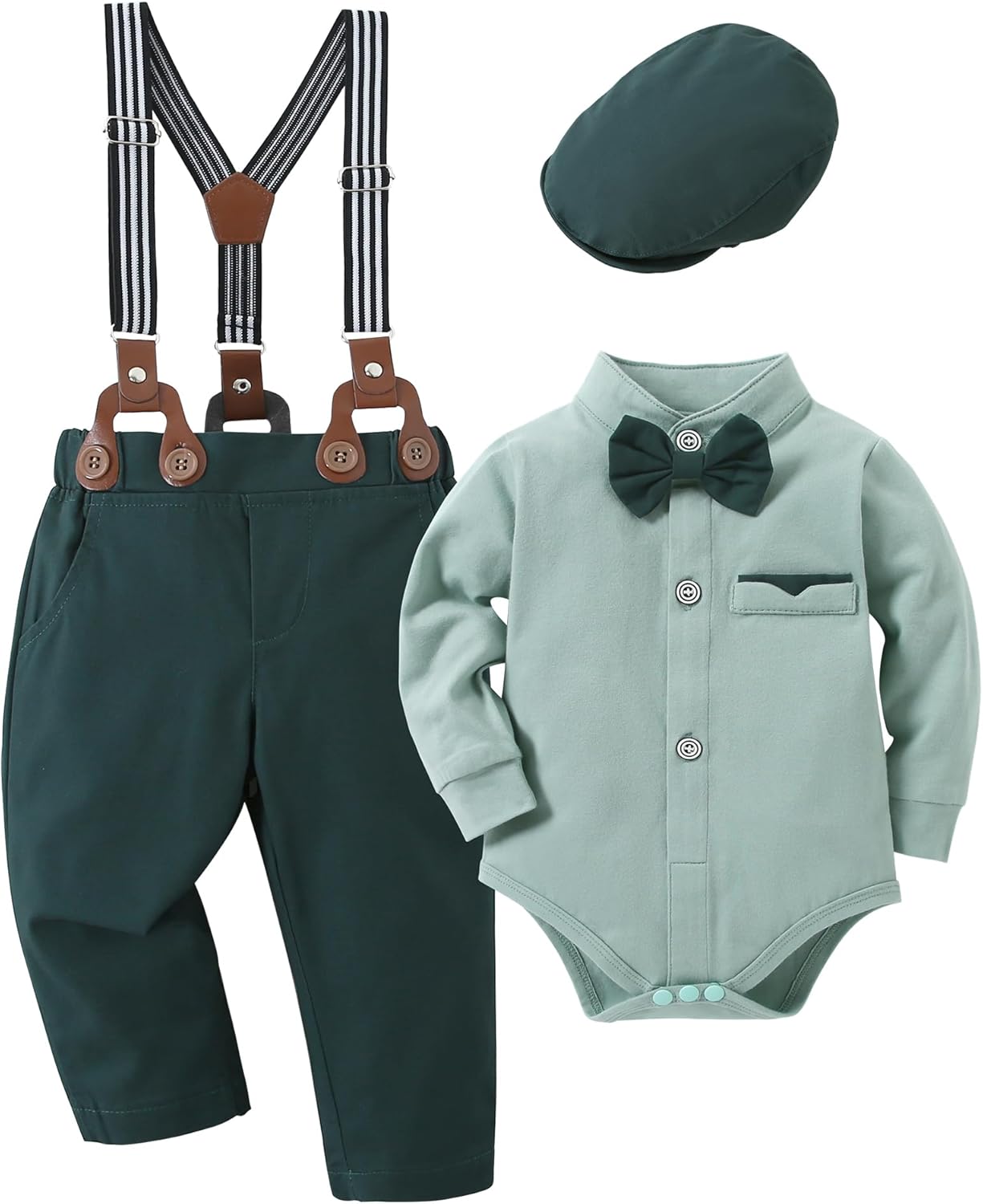Baby Boy Clothes Suits 0-24M Elegant Gentleman Outfit Set
