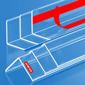 Clear Self-Adhesive Wall Corner Protectors 6PCS - Durable Edge Guards