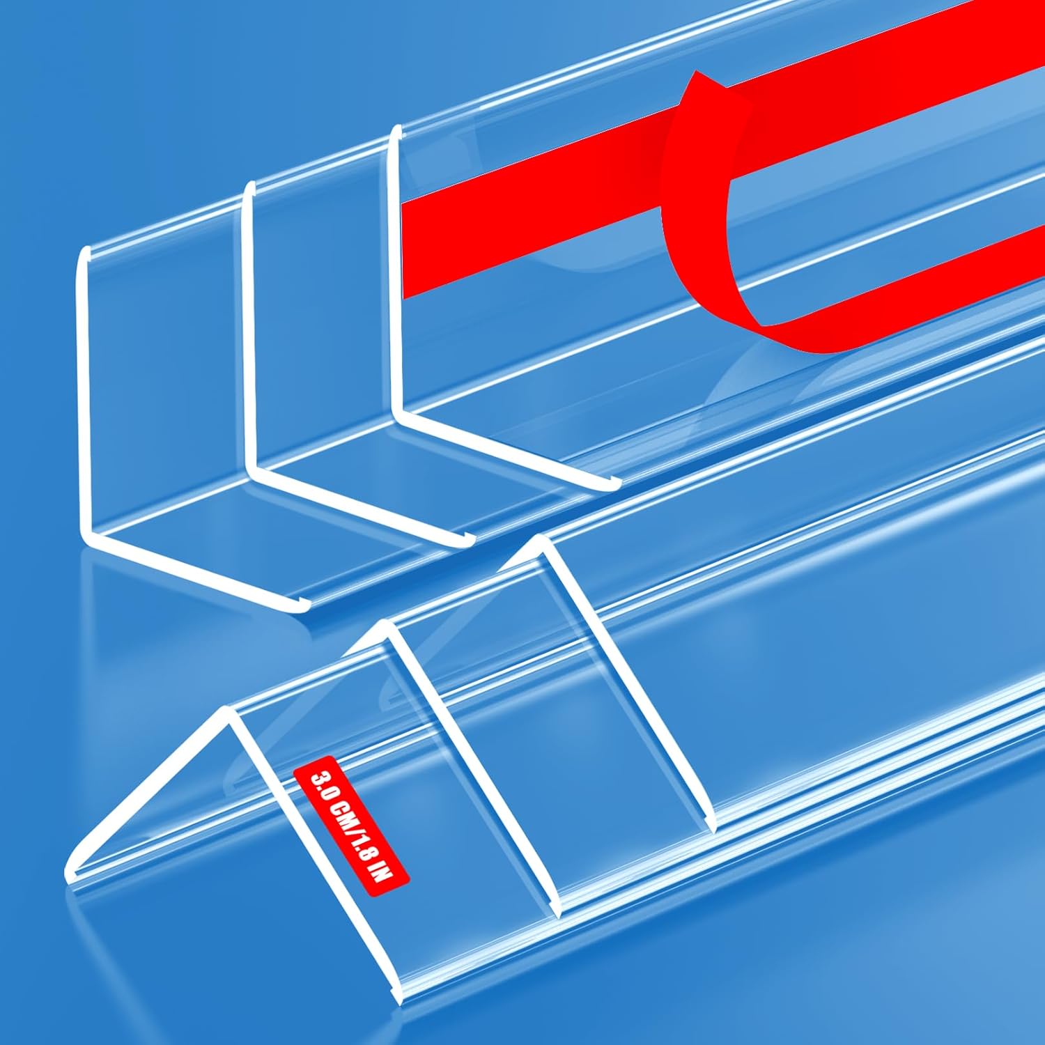 6PCS Clear Self-Adhesive Wall Corner Protectors for Home Use