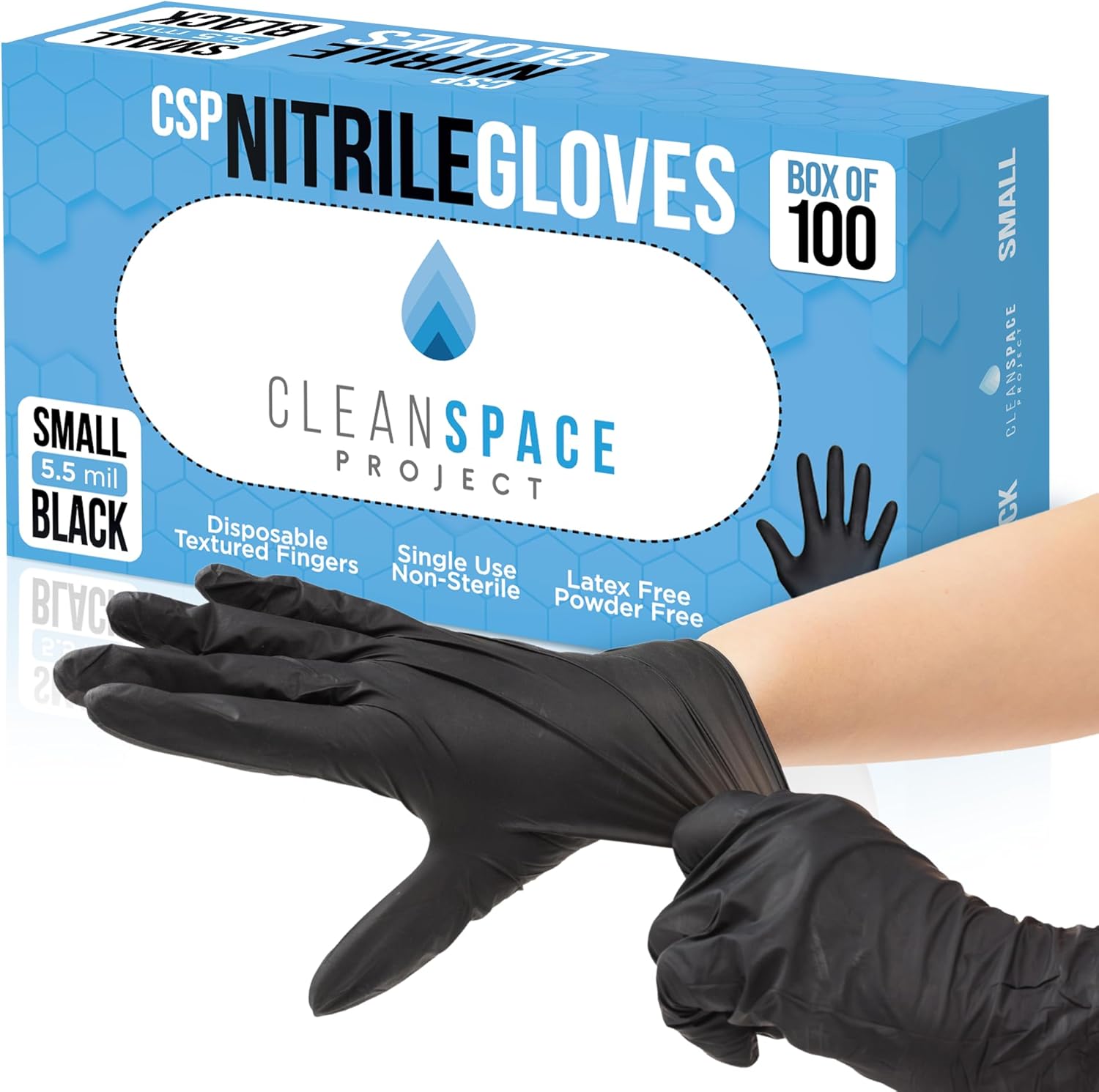 Non-Latex Disposable Nitrile Gloves - Heavy Duty Protection