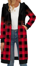 Zeagoo Women's Long Zip Up Hoodie Tunic - Cozy Knee-Length Layer