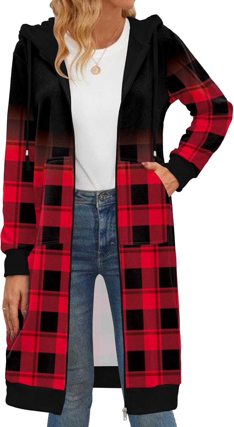 Zeagoo Women's Zip Up Hoodies for Cozy Fall Fashion Style