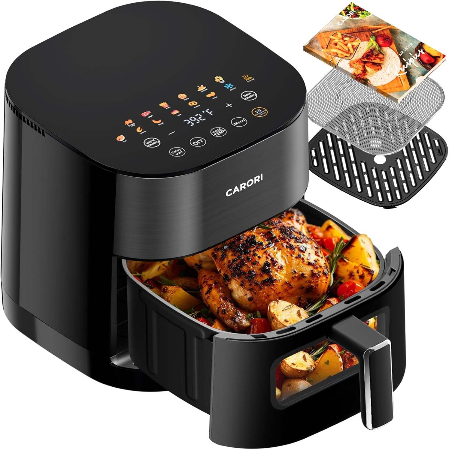 Air Fryer 14-in-1 with Viewing Window for Easy Cooking