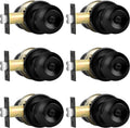 Probrico Ball Privacy Interior Door Knobs 6 Pack - Matte Black