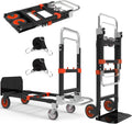 3 in 1 Heavy Duty Folding Hand Truck - Convertible Steel Dolly