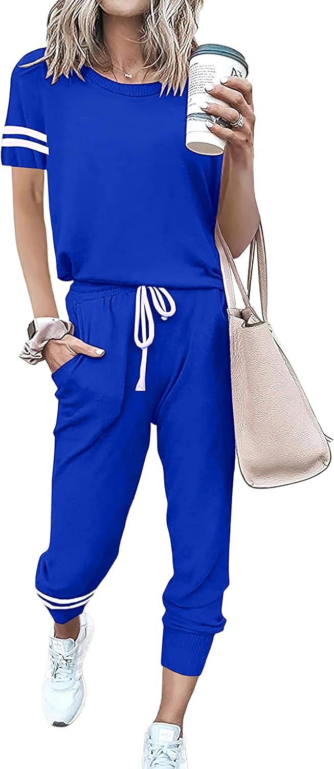 PRETTYGARDEN Women Summer Two Piece Outfits for Casual Style