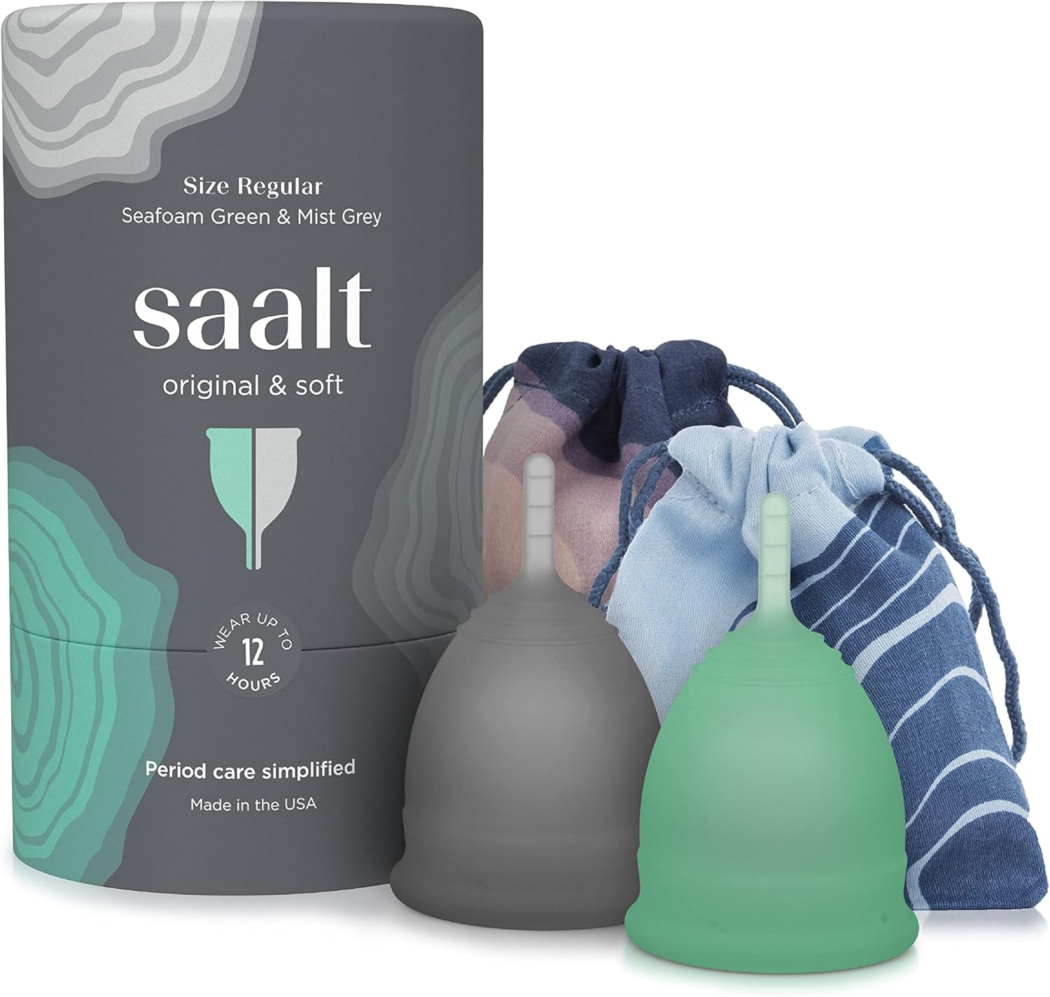 Saalt 12-Hour Wear Period Cup Twin Pack
