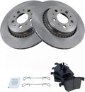 TRQ Rear Brake Pad & Rotor Kit for 2003-2014 Volvo XC90