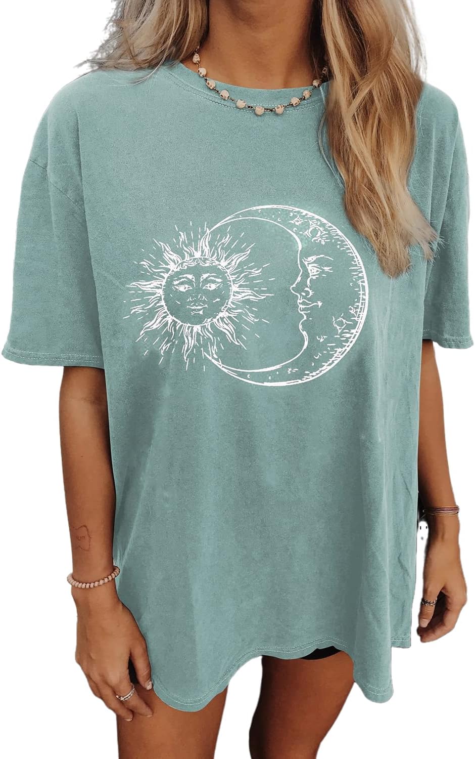 Oversized Trendy Graphic Tee by CSDAJIO