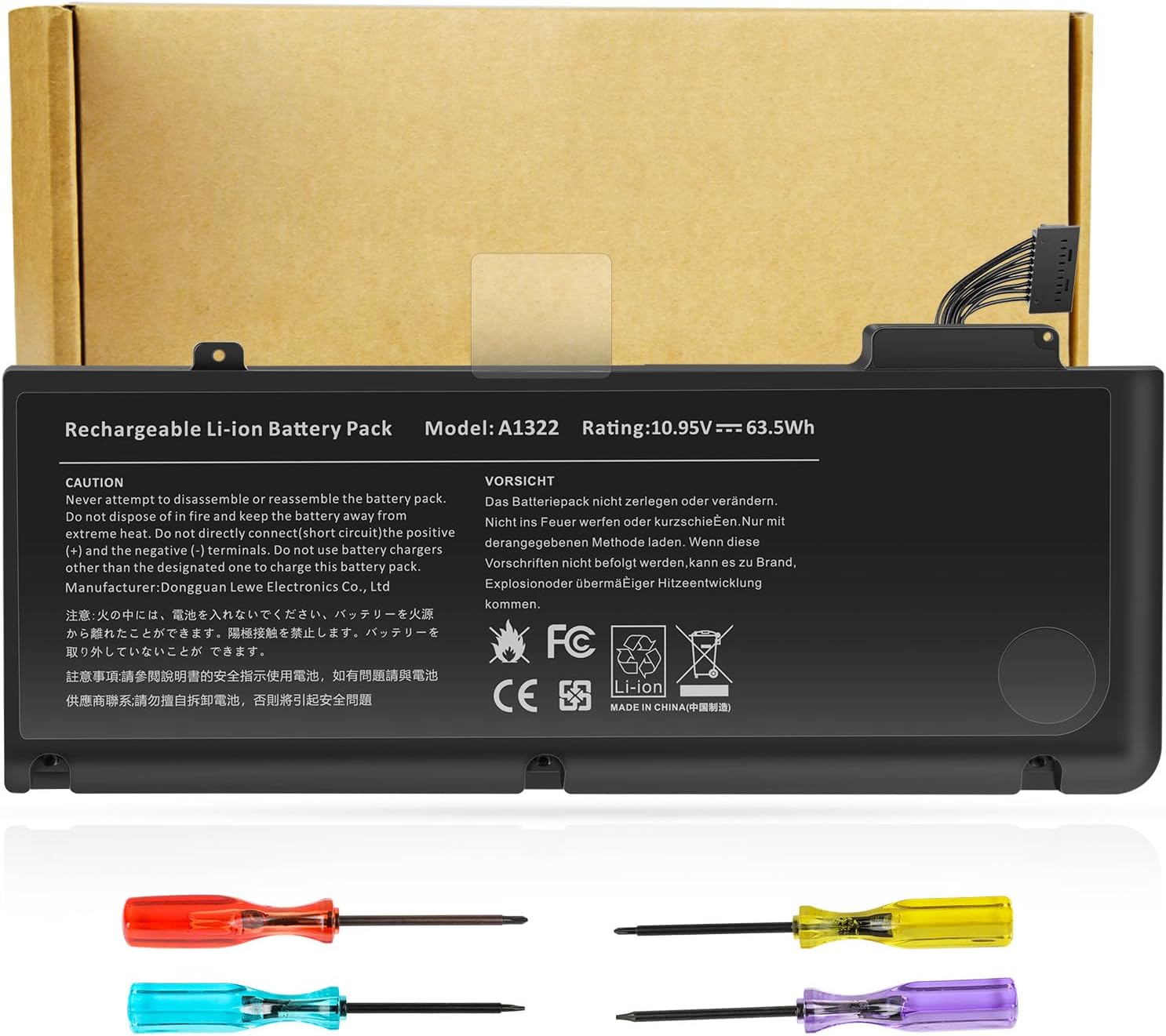 Futurebatt A1322 A1278 Laptop Battery for MacBook Pro 13 in