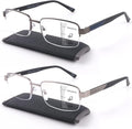 Multifocus Reading Glasses 2-Pack - Progressive Blue Light Blockers