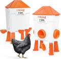 Lilyang XL Chicken Feeder and Waterer Set for Healthy Flock