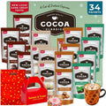 Premium Hot Chocolate Cocoa Variety Gift Set - 34 Packets