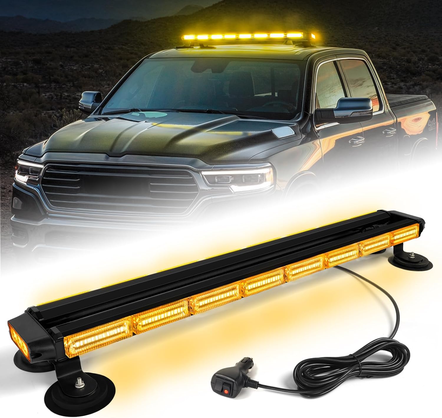 34inch LED Emergency Rooftop Strobe Lights Bar for Safety