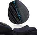 Motorcycle Seat Cushion Gel Pad - Breathable Honeycomb Comfort