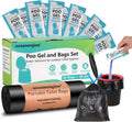 Portable Toilet Bags Poo Gel Set 8 Gallon Camping Toilet Bags - Fast