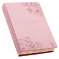 The Spiritual Growth Bible - NLT Study Bible in Pink Floral Design