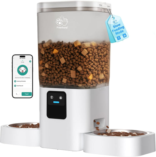 Automatic Cat Feeders with Slow Feed and WiFi Control for Pets