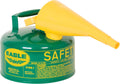 1 Gallon Type I Green Safety Gas Can - Galvanized Steel, Made in USA