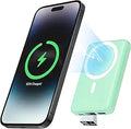 Wireless Portable Charger 10000mAh Magnetic Power Bank - Compact