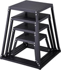 Plyometric Jump Box 18 in 4-Piece Set - Stable Steel Plyo Box