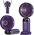 Portable Handheld Fan Type-C Rechargeable - Compact 5-Speed Cooling