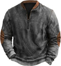 Vintage Zip-Up Sweatshirt for Men - Stylish Comfort