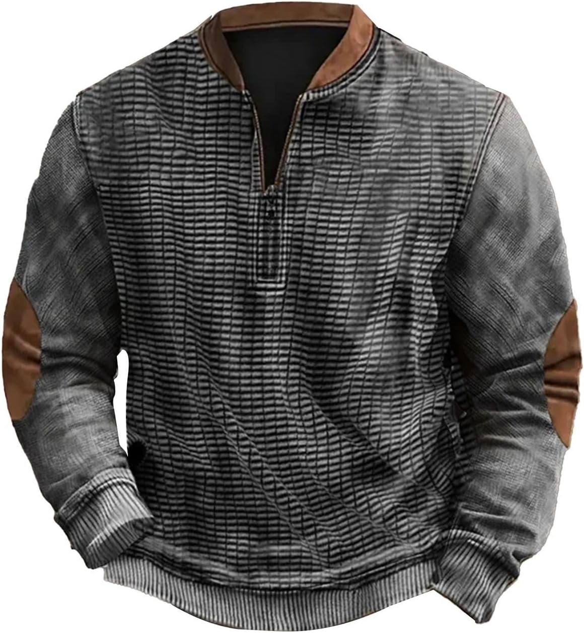 Vintage Zip-Up Sweatshirt for Men - Stylish Comfort