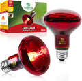 2 Pack 100W Red Heat Lamps - REPTI HOME